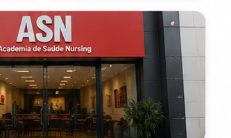 Fachada da Academia de Saúde Nursing